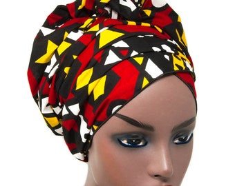 HT62 - African head wrap | Samakaka African wrap scarf | African headwrap | Head wraps for women | Tess World Designs