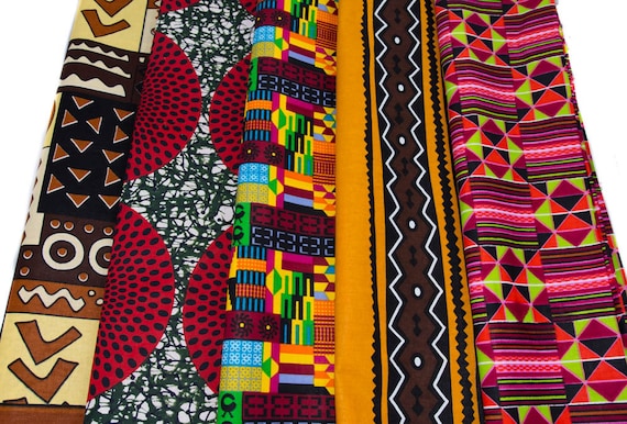 African Ankara Wax Fabric Prints fabric by the Yard 
