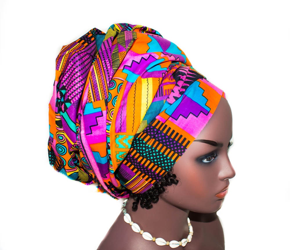 African Scarf Ankara Headwraps Headwraps Head Wrap Ankara Fabric Ankara scarf African Headwrap Turban Not Pre-tied