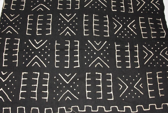 African black and white fabric cheap
