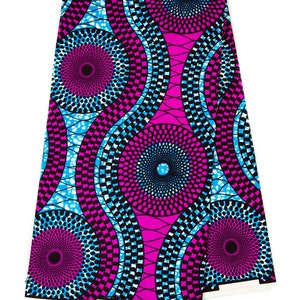 WP1827 - African Print Fabric Ankara Fabric