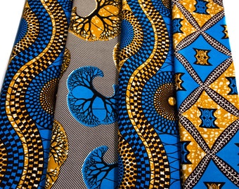 KF347 - African Fabric/ Kente fabric/Purple/Pink/Orange– Tess World Designs