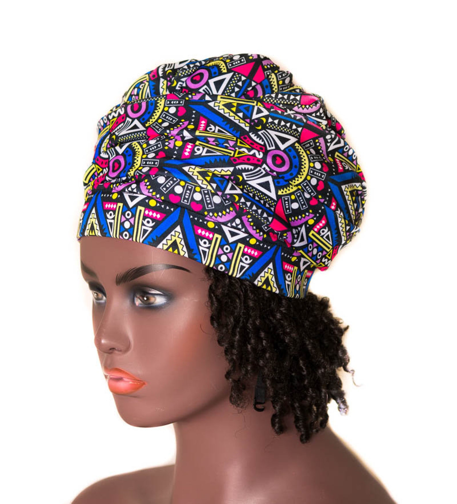 Tubular Stretch headwrap African Head wraps Stretch Etsy