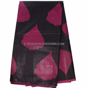 Wholesale Black/Pink African Print/ African fabric Shop/ Fabric Supplier/ African Print/ African quilt/ Supplies/Kitenge/ 6 yards  WP728