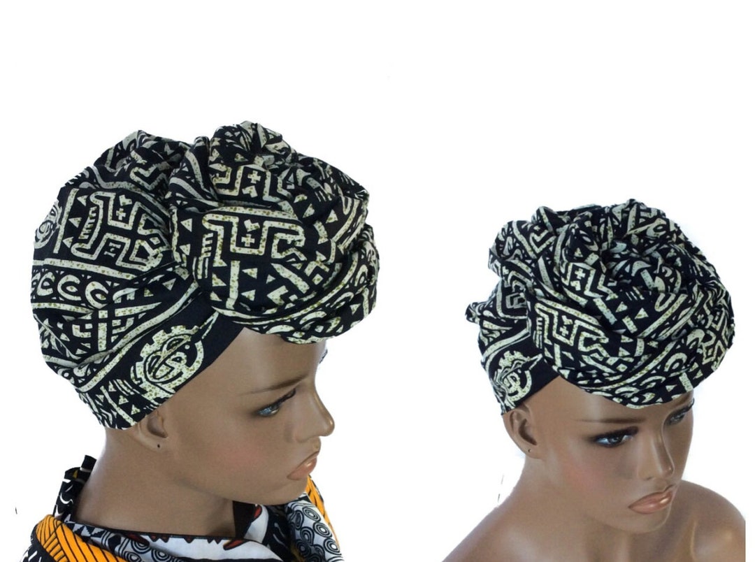 HT55 African Head Wraps for Sale, Tribal Dogon African Head Wraps
