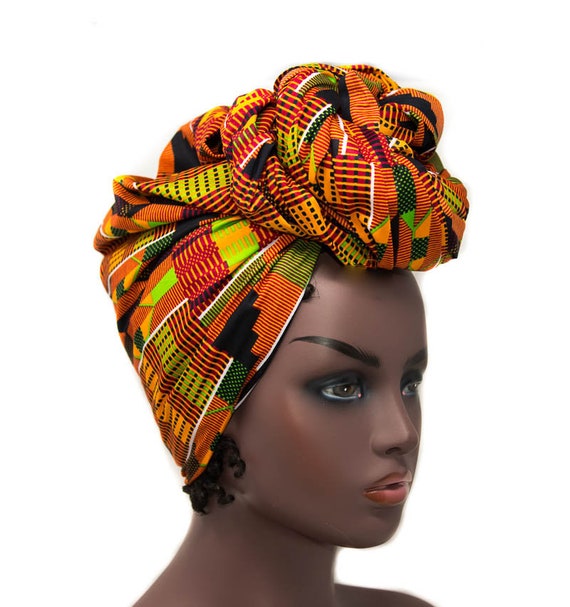 African head wrap for women Kente african headwrap 