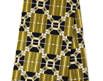 WP1553 - Kente Glitter African fabric/ Black/White Ankara metallic fabric/ Ankara Fabric/ Tess World Designs