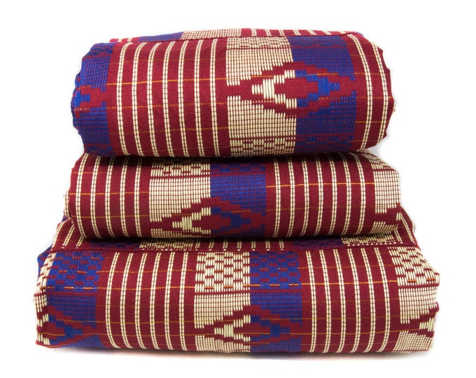 Handcrafted Ghana Cloth/ Kente Cloth/ Authentic Handwoven From Ghana