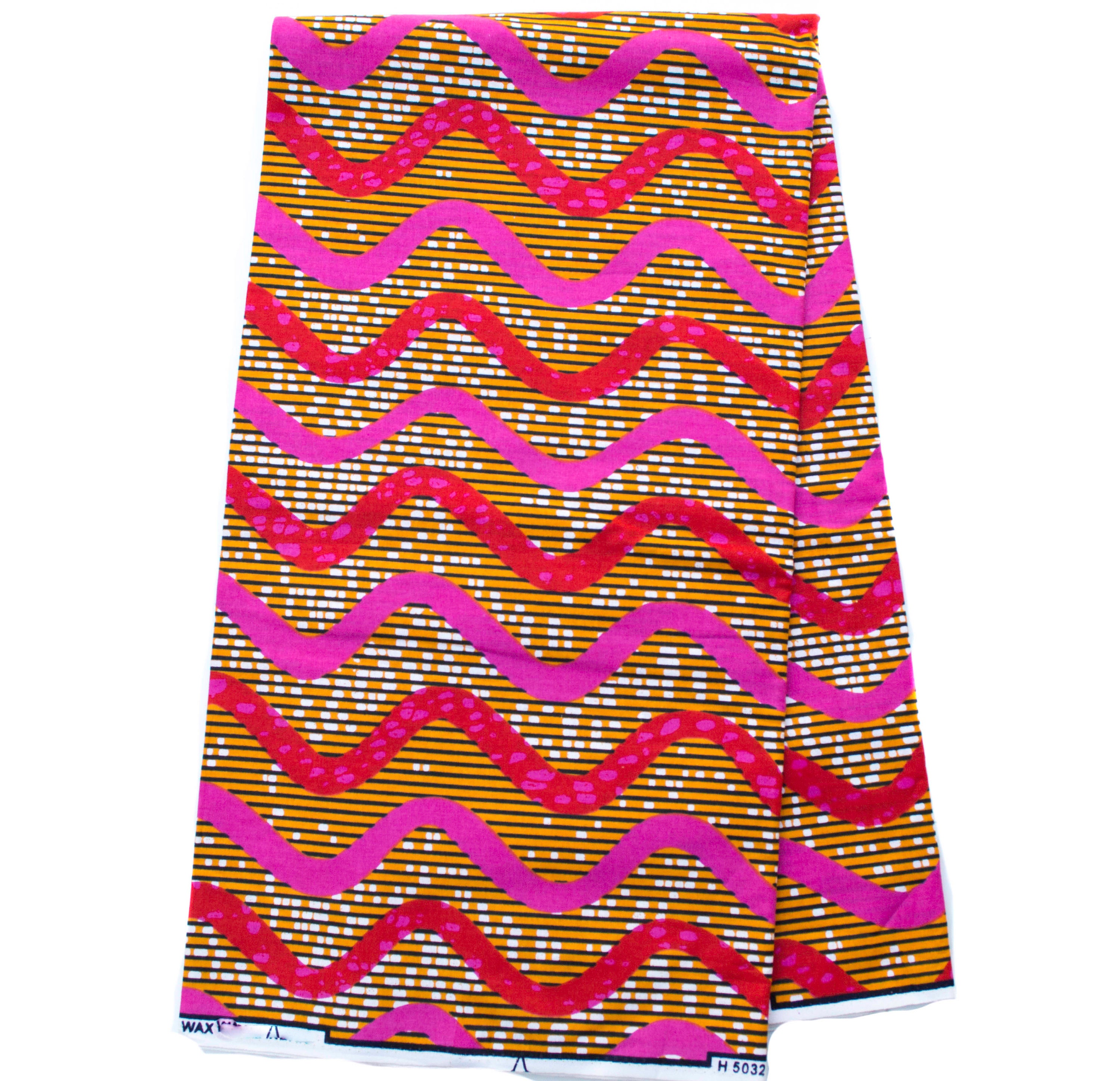 WP1806 African Print Fabric Bundles, Ankara Quilt 5 Pieces of 1