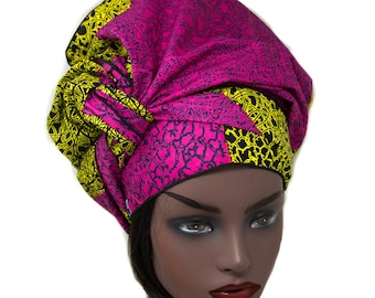 HT378 - Assorted Regular Size African head wraps Ankara Headwrap Africa fabric headscarf Head wrap for Women