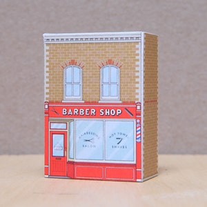 Paper Street Cut Out Cards: Barber Shop image 2