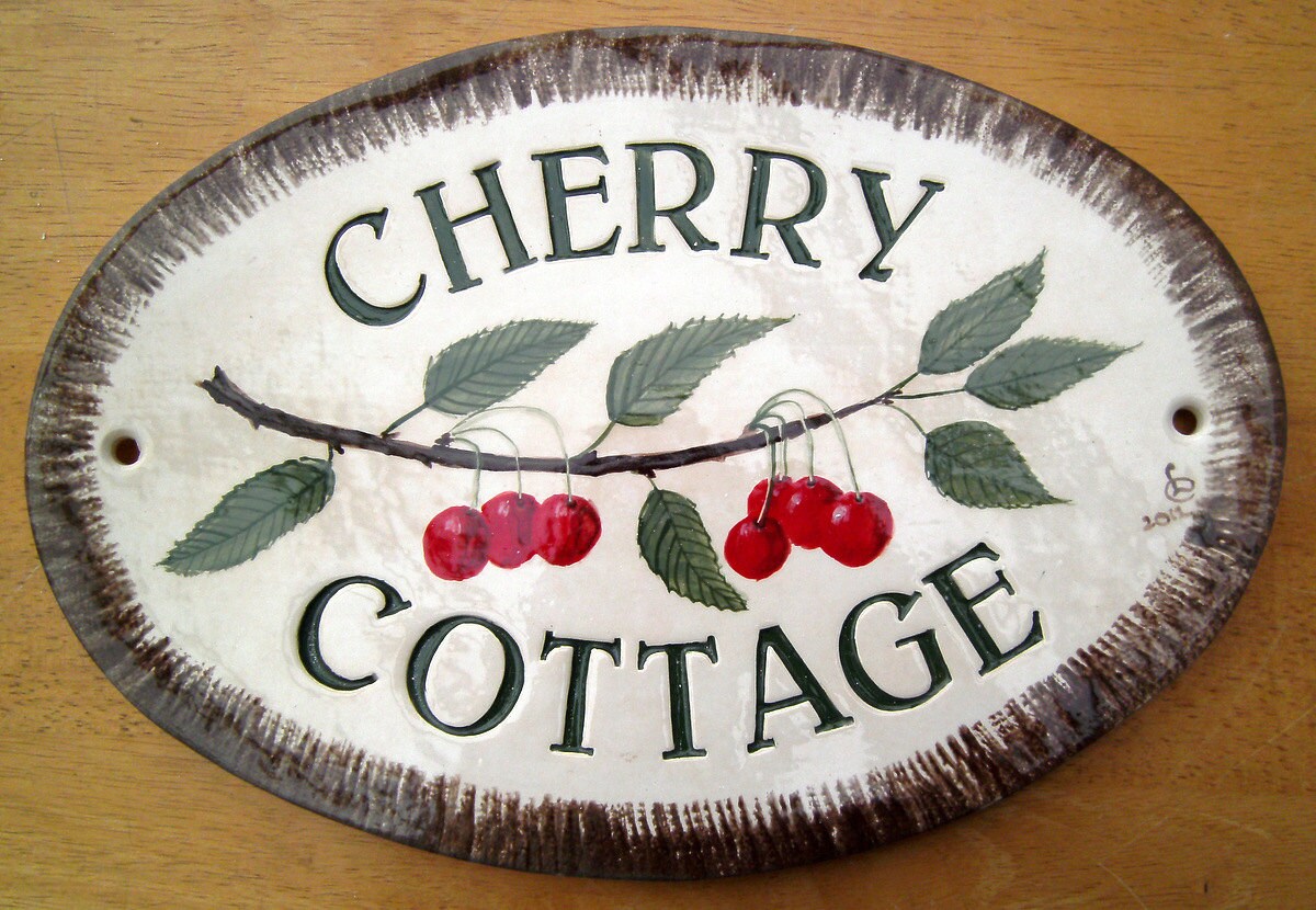 Personalized Ceramic House Sign Custom House Name Plaque Etsy UK