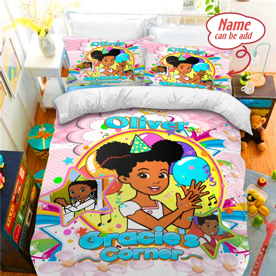 Personalized Gracies Corner Bedding Set Gracies Corner Etsy