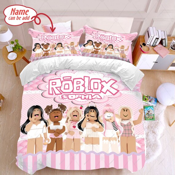 Roblox Girls Bedding Set Roblox Girls Duvet Cover and Etsy Canada