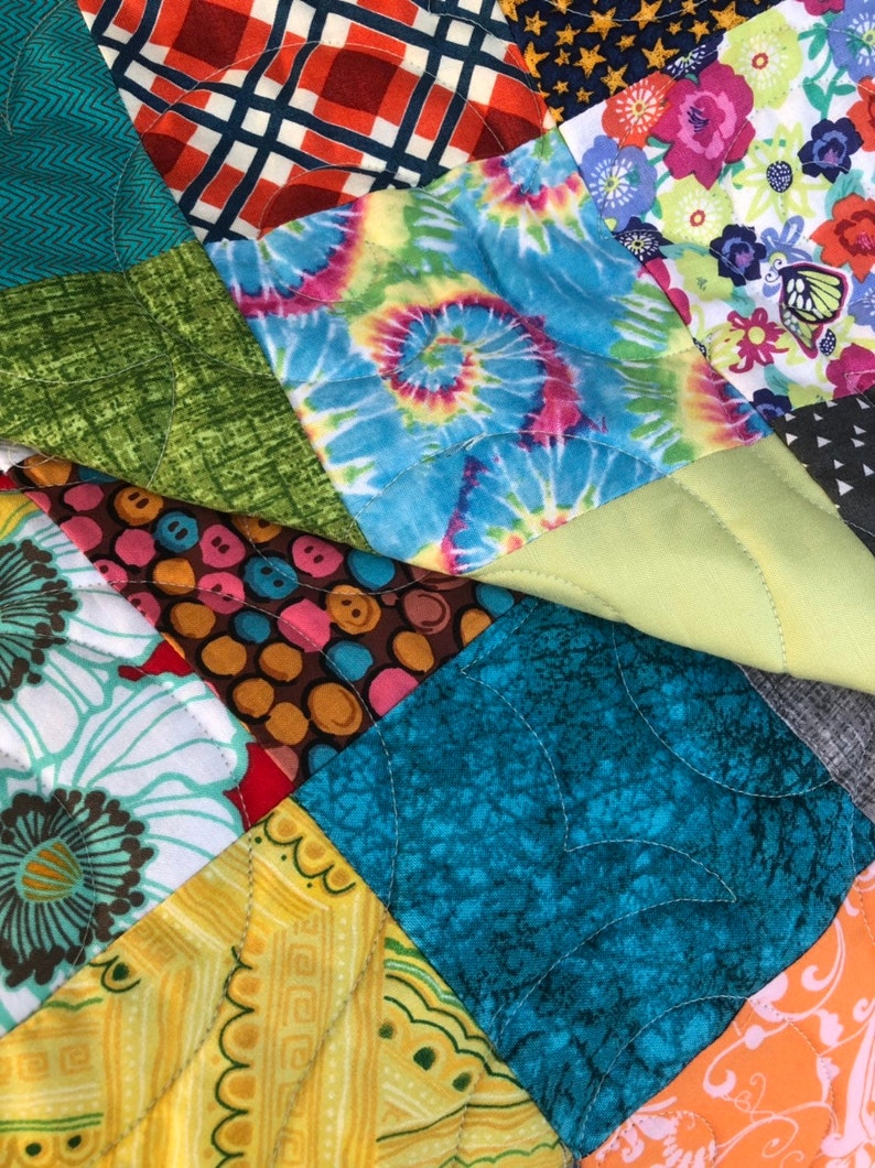 Queen Size Quilt Traditional Quilt cotton Quilt Patchwork Etsy