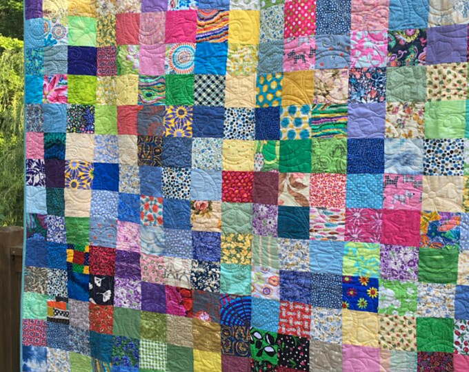 Twin Patchwork Quilts Handmade Quilts Twin Bedding Quilt Etsy