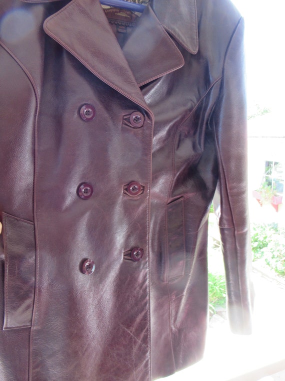 Oscar Leopold Brown Leather Jacket Made 