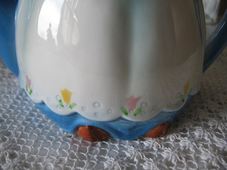 Lefton TEAPOT ESD Duch.vintage Girl Japan.tea Pot Kitsch. 1960 Etsy