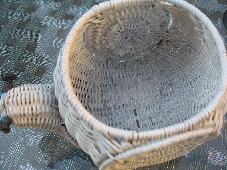 Gardener. rattan gardener Planter,Cache pot ColiMason in white rattan