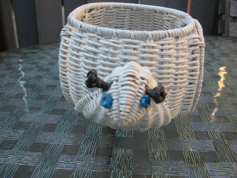 Gardener. rattan gardener Planter,Cache pot ColiMason in white rattan