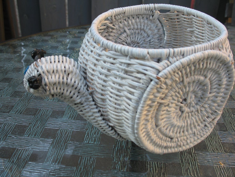 Gardener. rattan gardener Planter,Cache pot ColiMason in white rattan