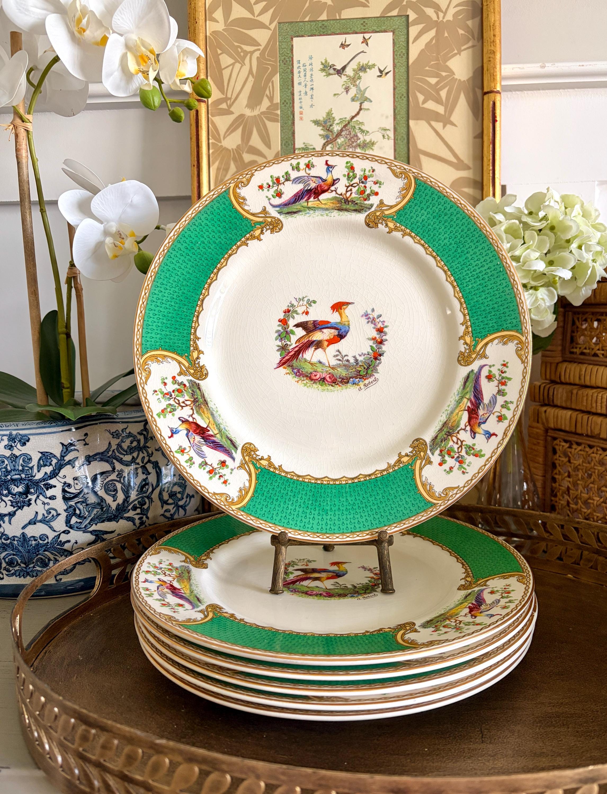 STAFFORDSHIRE ENGLAND平皿 Staffordshire Dinner Set - Etsy