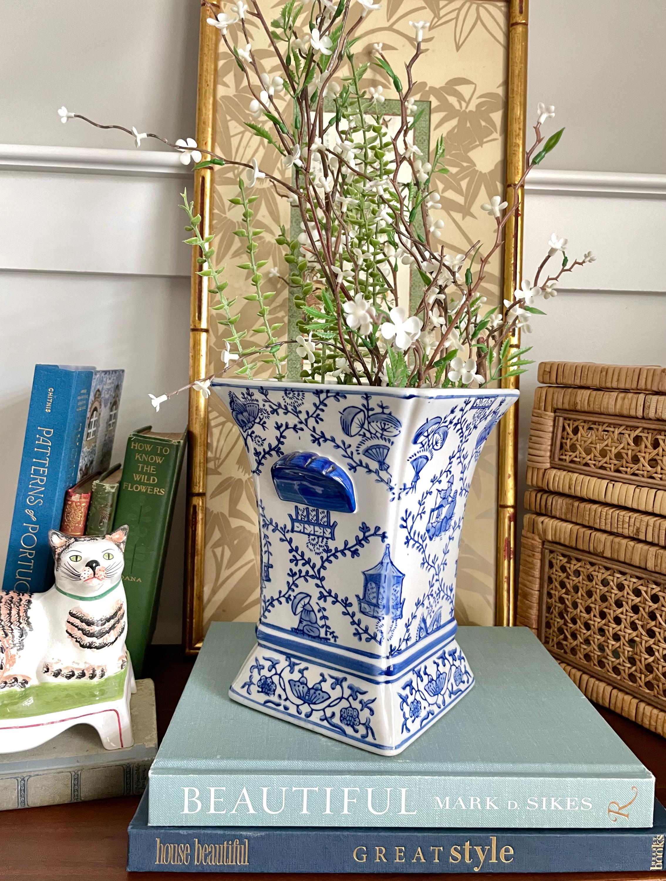 Blue Bird Vase - Etsy