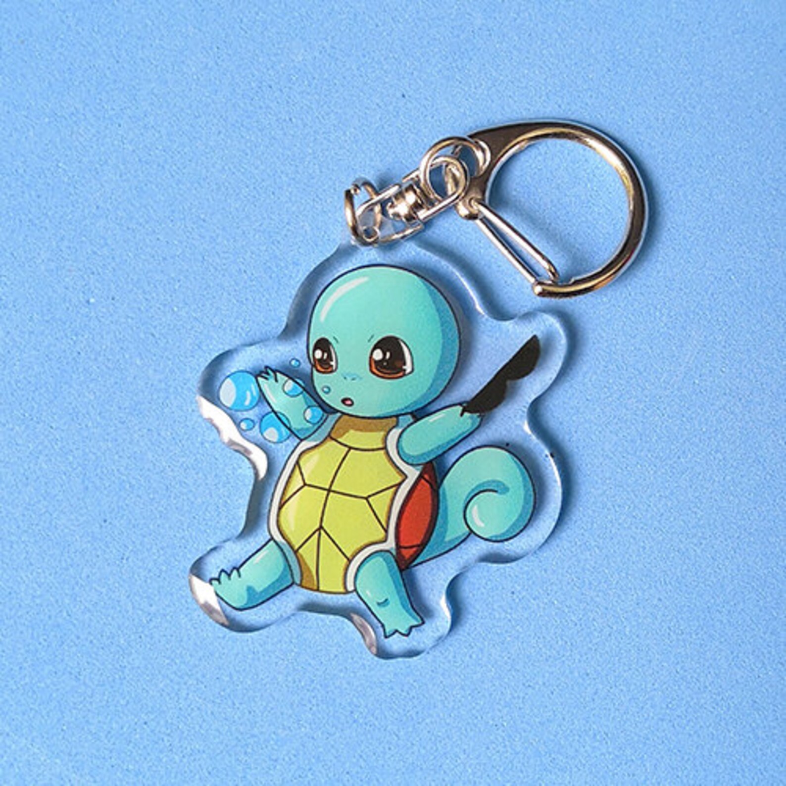 Pokemon acrylic keychains cute clear key chain pikachu Etsy