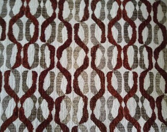 Scout Stripe Mist by Fabricut Velvet Seaglass Mist Beige Stripe Fabric Upholstery Remnant