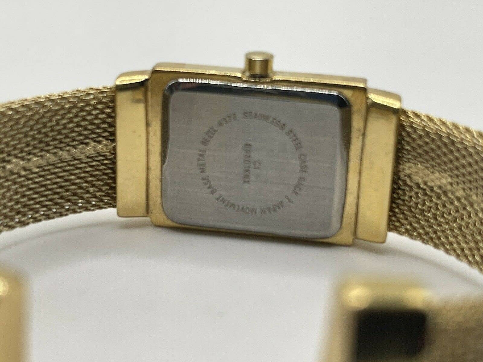 Jaclyn Smith 69561KNX Gold Tone Cuff Wrist Watch Japan - Etsy