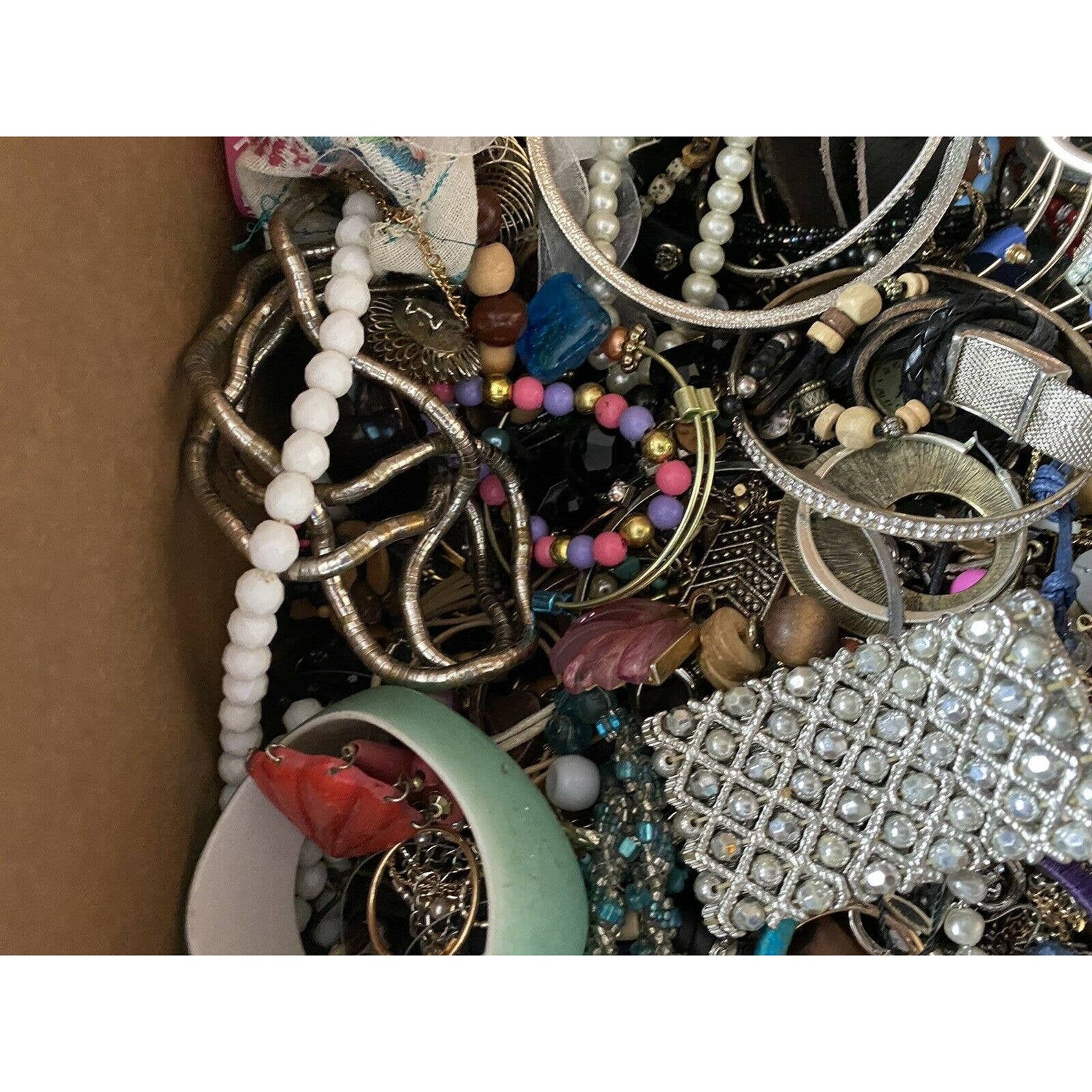 Huge JUNK DRAWER JEWELRY Lot Repair/scrap/crafts 15 Pounds Etsy