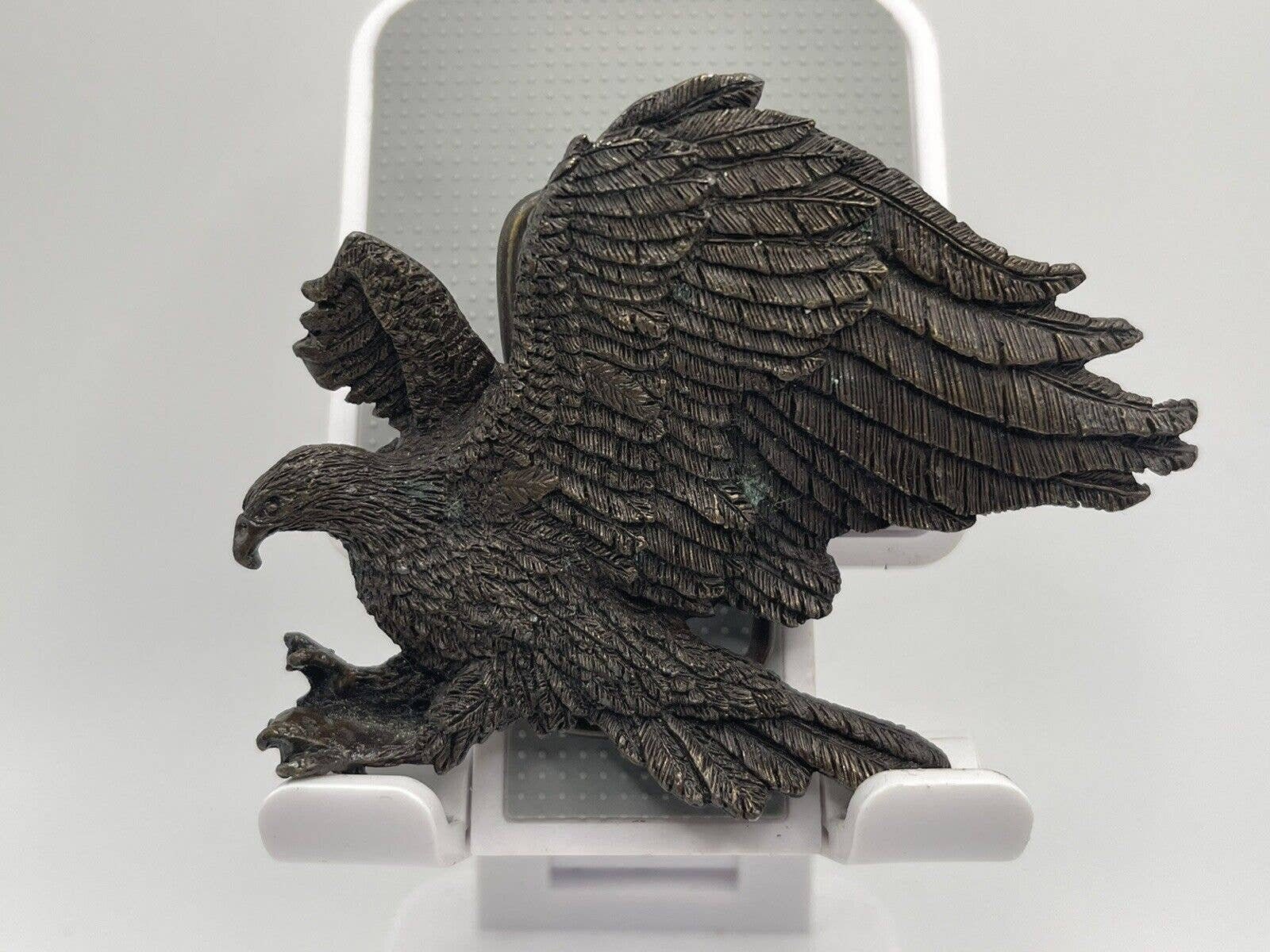 Geometric Embossed Eagle Decor Belt