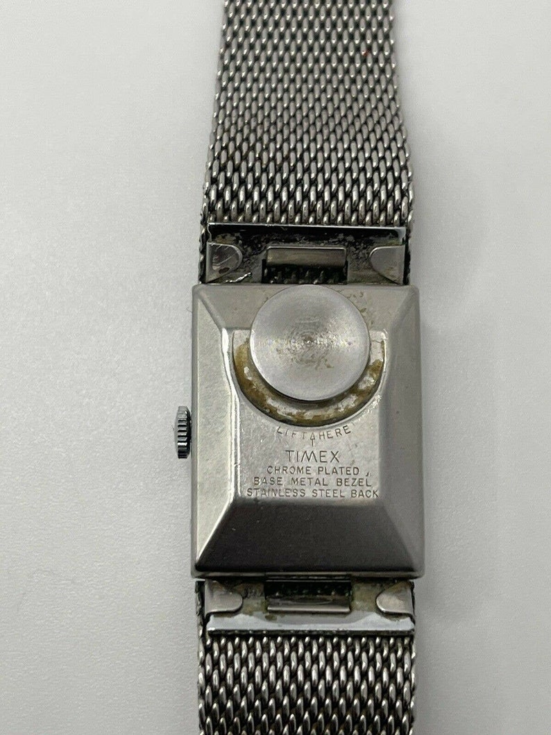 Vintage Rare Chrome Plated Timex Ladies Electric Watch Etsy