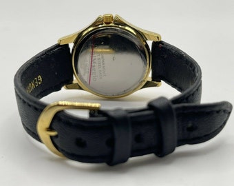 Vintage Dimaggio WATCH Stainless Steel Japan Mvmnt Gold Tone Case