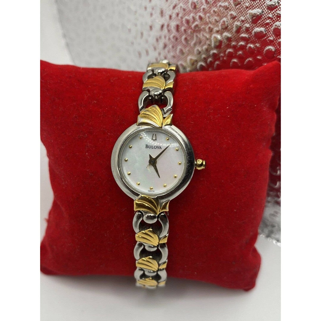 Vintage Bulova Ladies Watch Stainless Steel New Battery Etsy