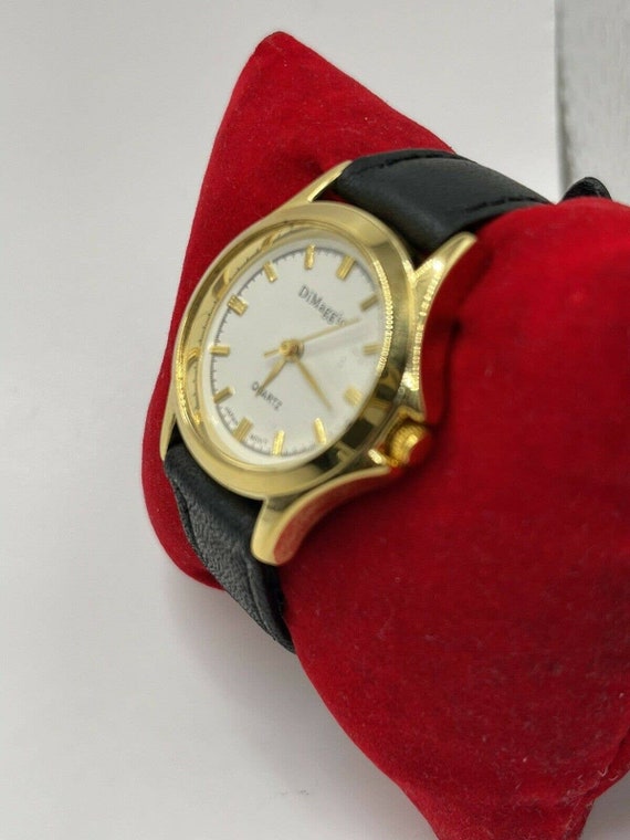 Vintage Dimaggio WATCH Stainless Steel Japan Mvmnt Gold Tone Case