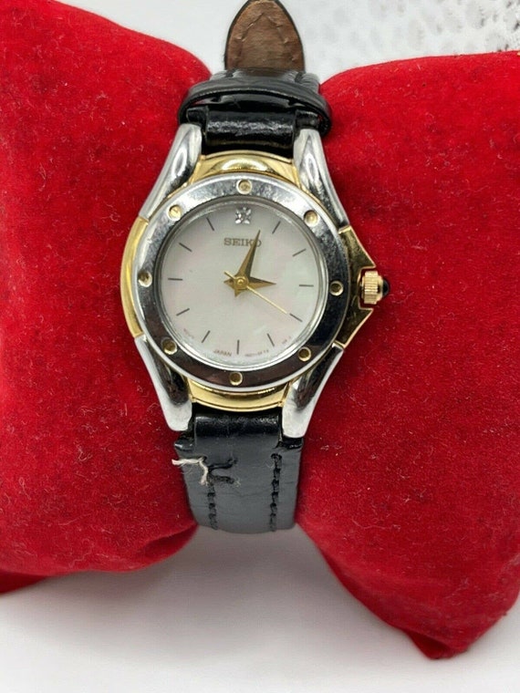 Vintage Seiko Ladies Watch Quartz Wrist Two Tone Gold Silver - Etsy  Australia