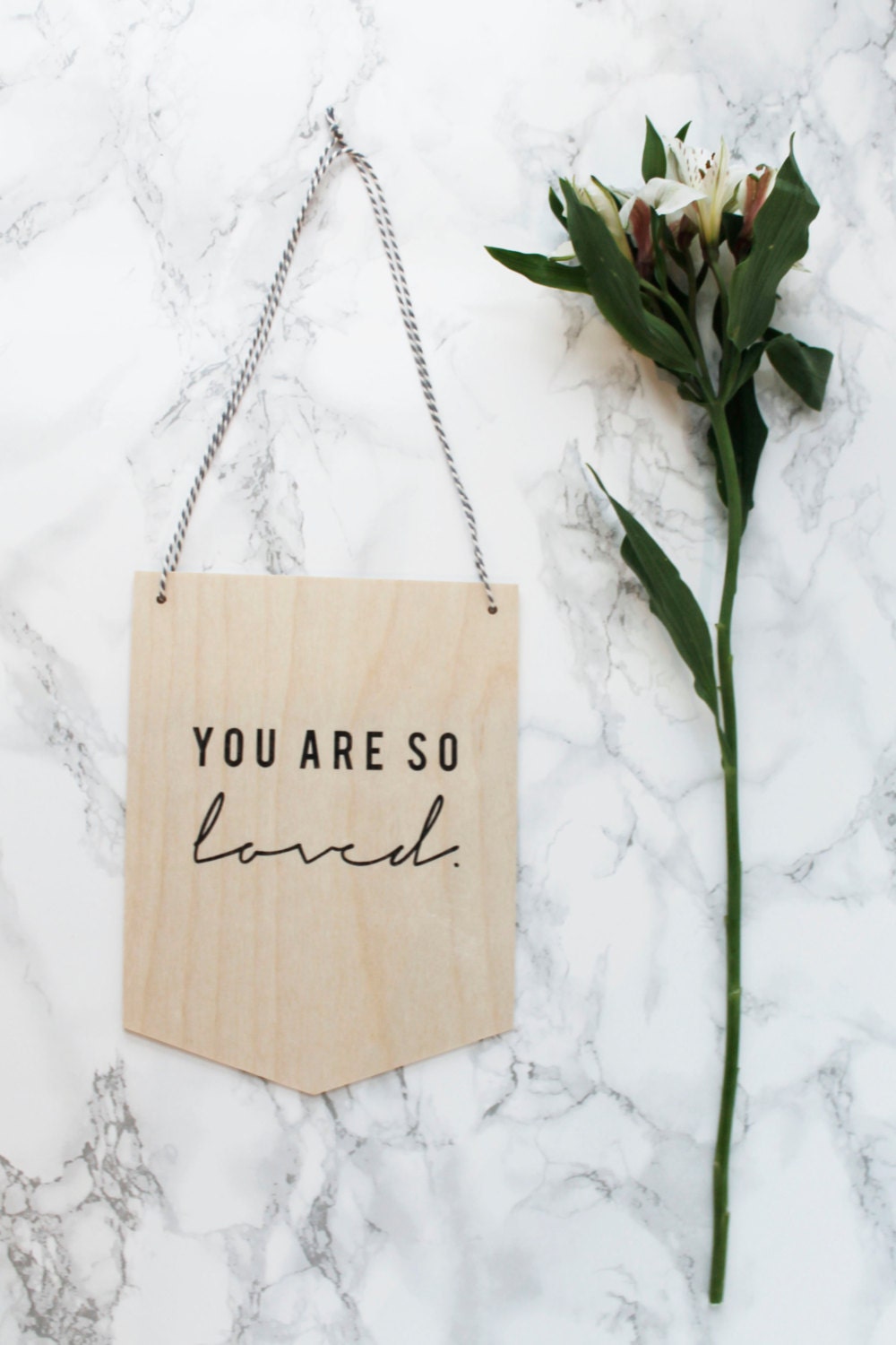 You Are so Loved Wooden Wall Hanging Plaque Quote Home Decor Etsy UK