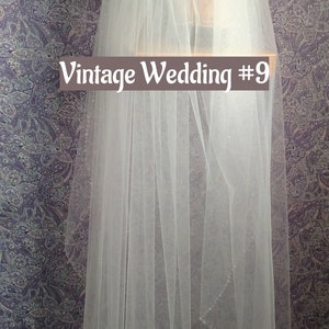 Vintage Wedding Veils in White 2 Styles