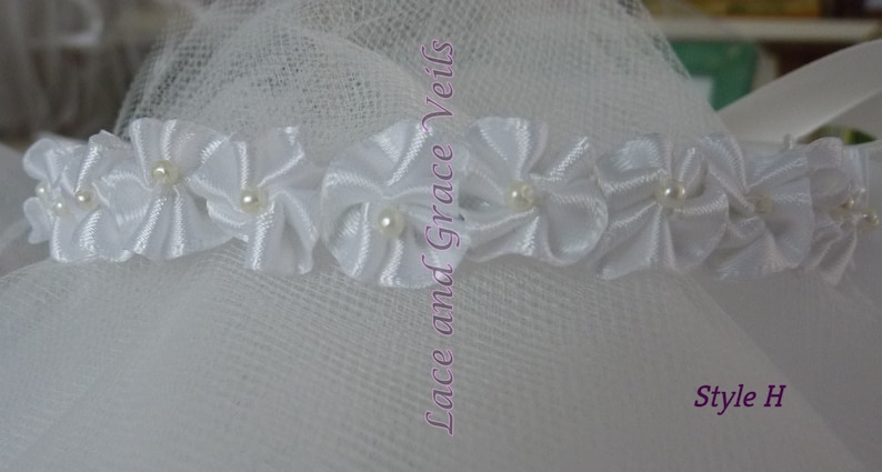 First Communion Pearl Bun Wrap