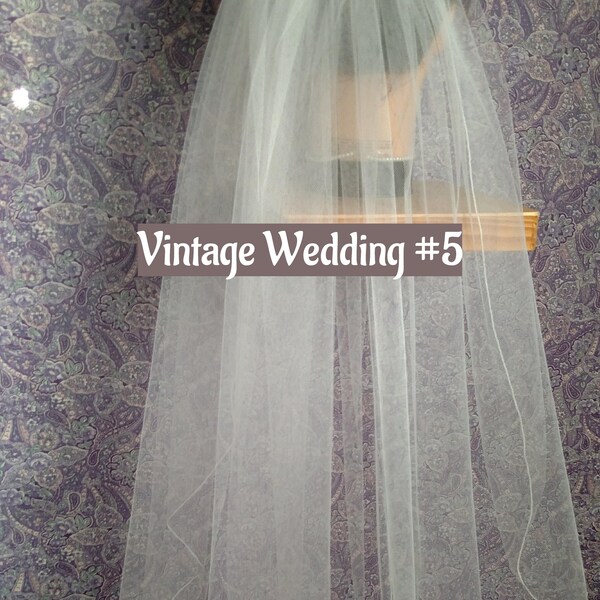 Vintage Wedding Veils in White 2 Styles