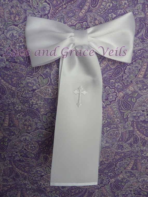 First Communion Arm Band with Cross Etsy