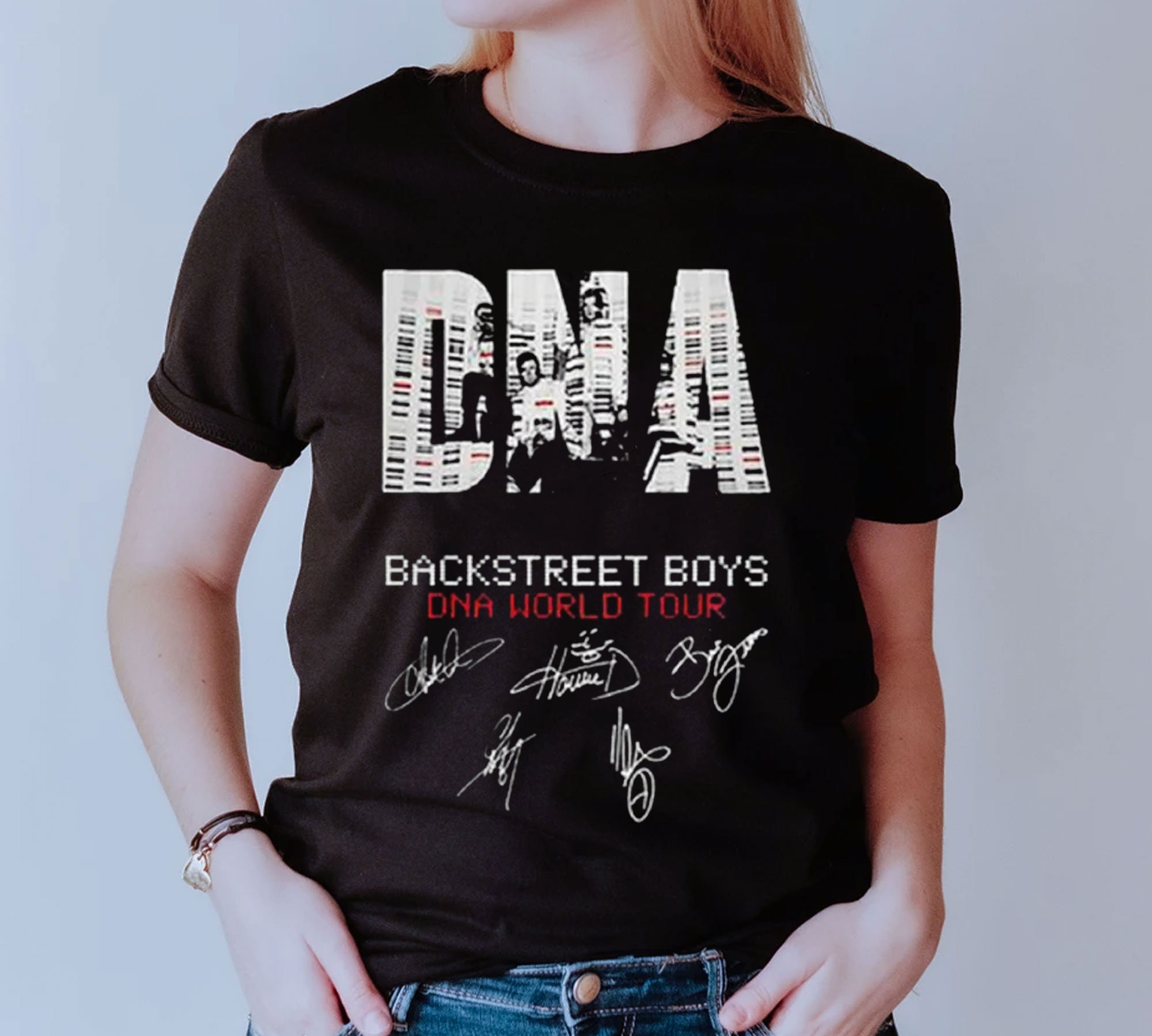 Discover Backstreet Boy, Backstreet Boys DNA World Tour T-Shirt