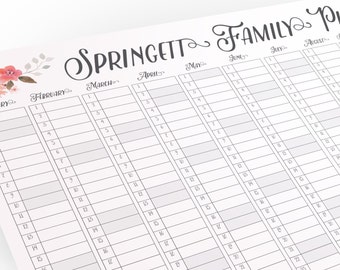 family planner etsy