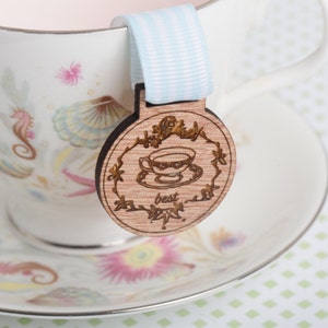 Best Tea Medal for Modern Achievements tea drinker award / cup of tea medal / tea lover /brewmaster image 1