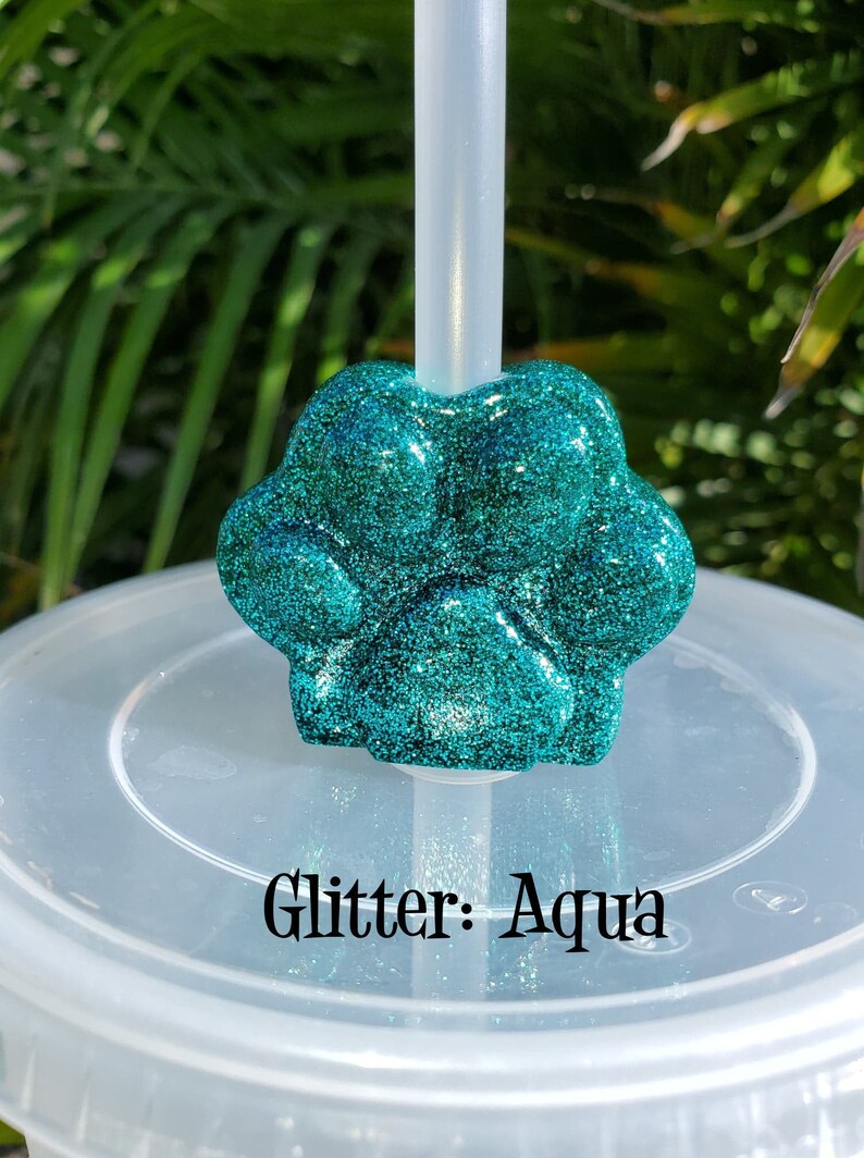 glitter sipper with straw