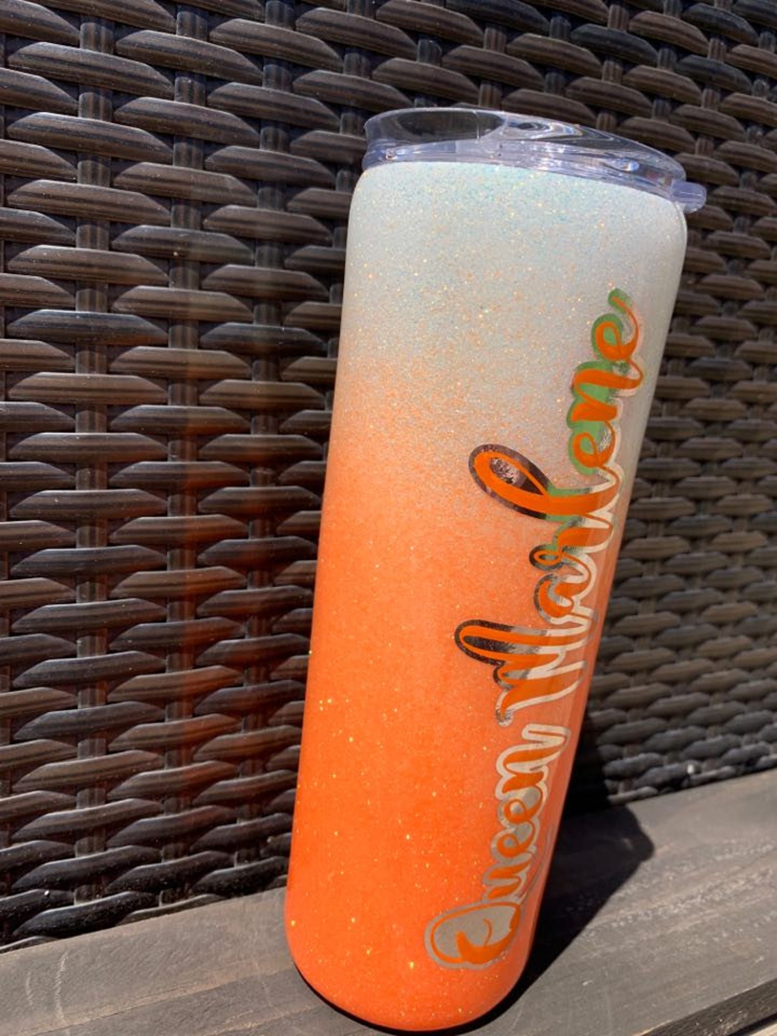 20 Oz. Personalized Glitter Tumbler Custom Tumbler Name or Etsy