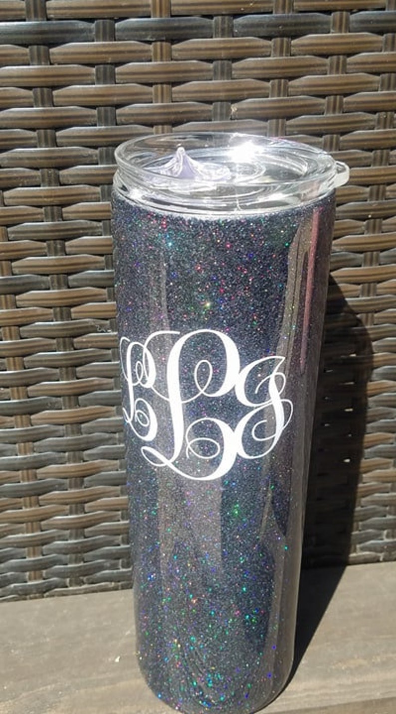30 Oz. Personalized Glitter Tumbler Custom Tumbler Name or Etsy