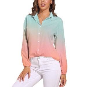 Dressy Pink Blouse Etsy