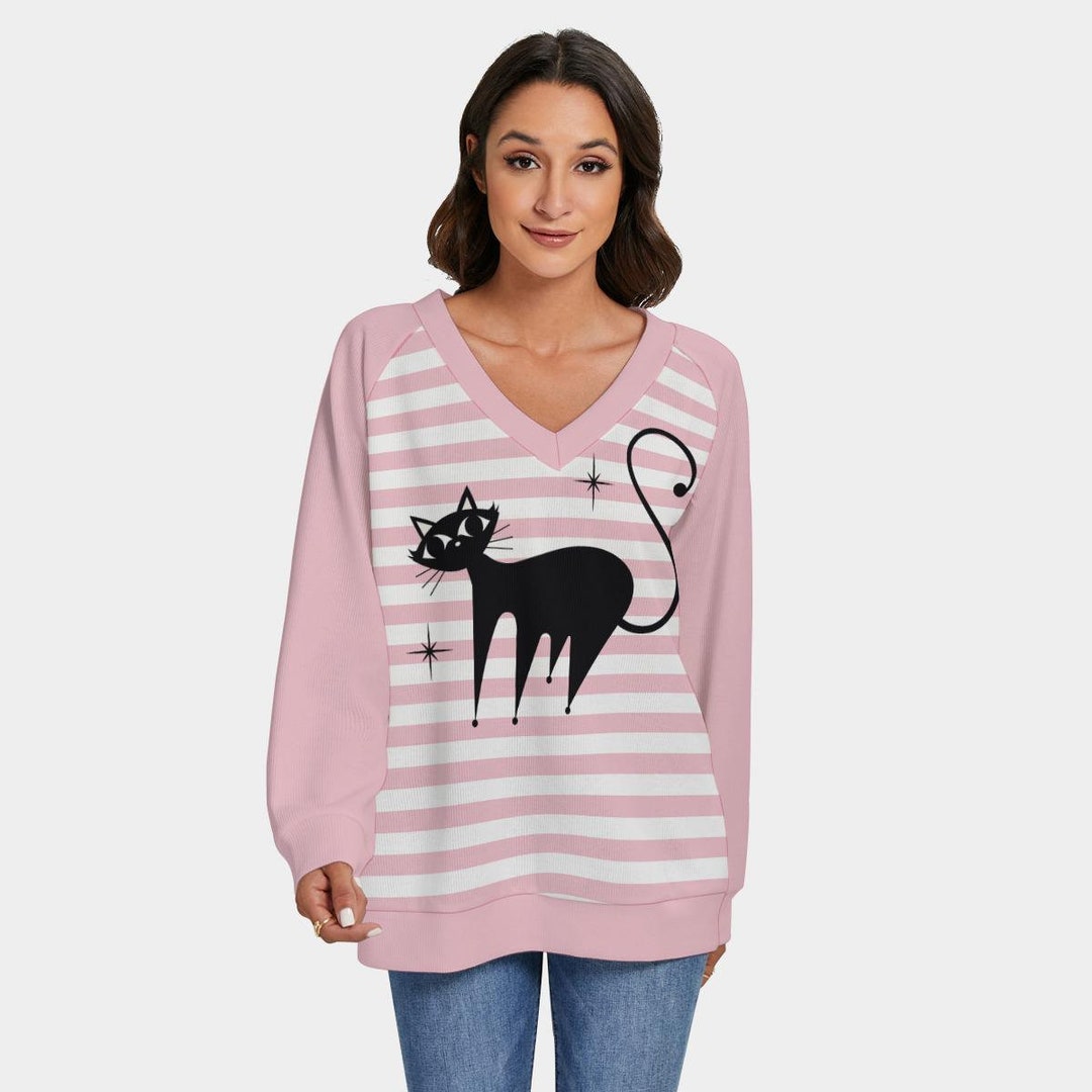 Rosamund Merrill Painted Cat Sweater